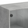 Szafka z drzwiczkami, szarość betonu, 68x37x142 cm
