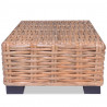 Stolik kawowy, naturalny rattan, 45 x 45 x 30 cm