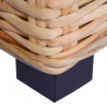 Stolik kawowy, naturalny rattan, 45 x 45 x 30 cm