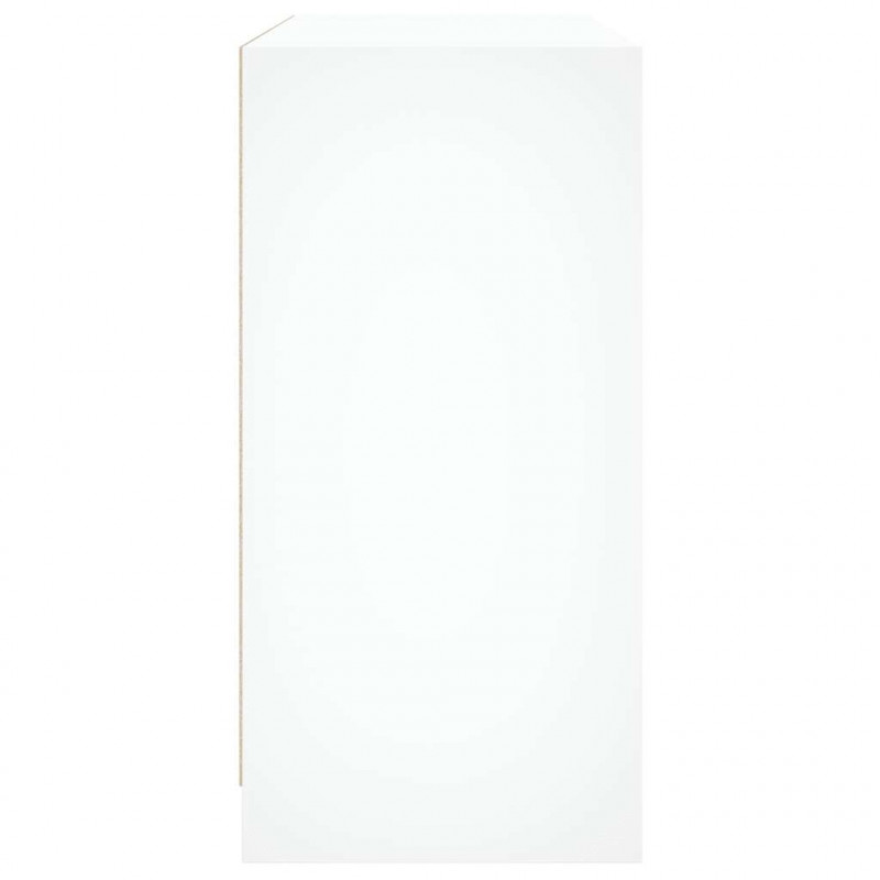 Szafka, biała, 102x37x75,5 cm, materiał drewnopochodny