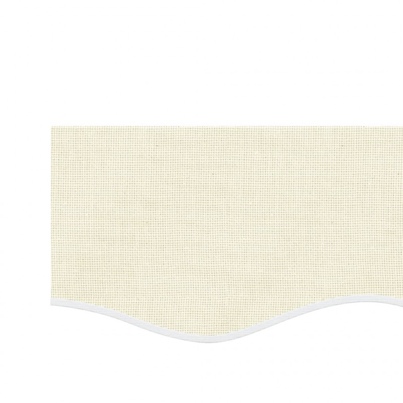 Lambrekin do markizy, kremowe paski, 3 m