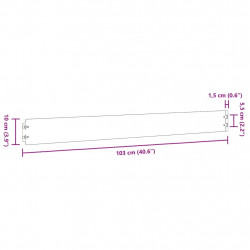 Obrzeża trawnikowe, 50 szt., 10x103 cm, giętkie, stal Corten
