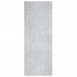 Dywan HUARTE z krótkim włosiem, szary, 80x200 cm