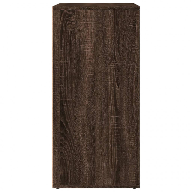 Szafka, brązowy dąb, 79x38x80 cm, materiał drewnopochodny