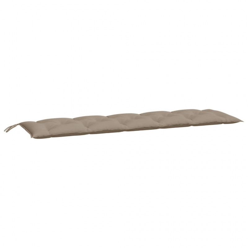 Poduszka na ławkę ogrodową, taupe, 180x50x3 cm, tkanina