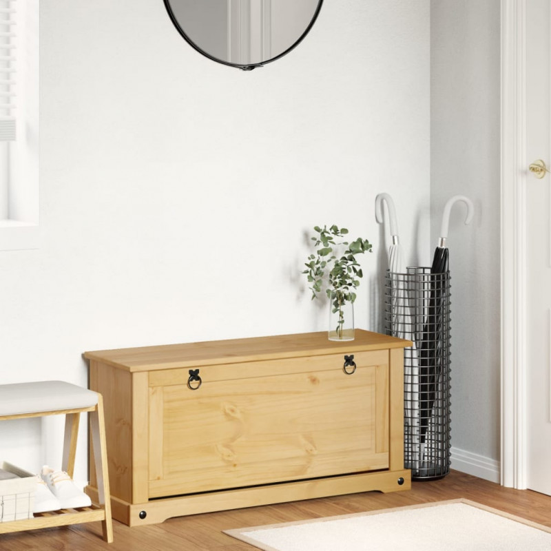 Szafka na buty Corona, 99x32x47 cm, lite drewno sosnowe