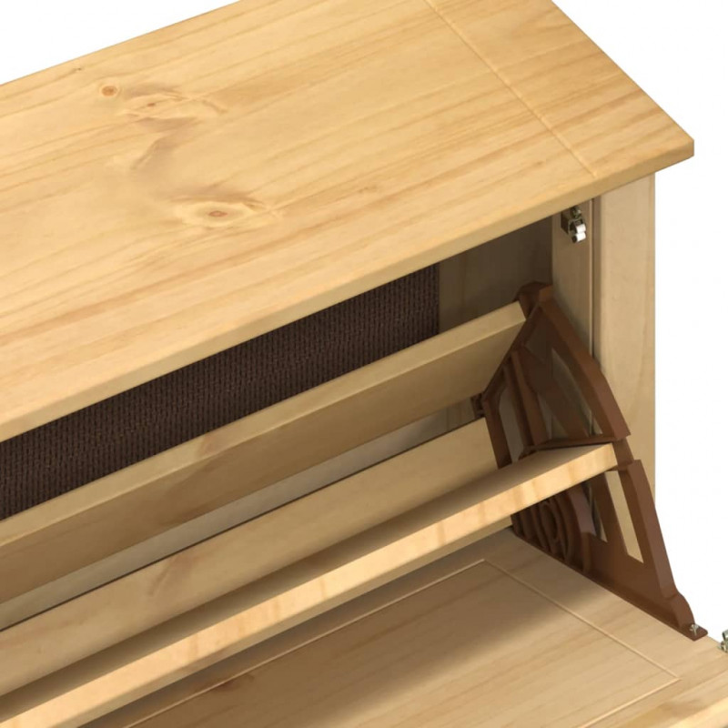 Szafka na buty Corona, 99x32x47 cm, lite drewno sosnowe