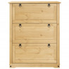 Szafka na buty Corona, 99x32x124,5 cm, lite drewno sosnowe