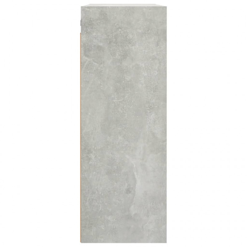 Szafka wisząca, betonowa szarość, 69,5x32,5x90 cm