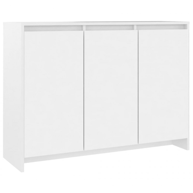 Komoda, biała, 102x33x75 cm, materiał drewnopochodny