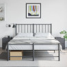 Szafki nocne, 2 szt., antracytowe, 34,5x39x44 cm, stal
