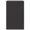 Szafki nocne, 2 szt., czarne, 34,5x39x62 cm, stal
