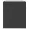 Szafki pod telewizor, 2 szt., czarne, 67x39x44 cm, stalowe