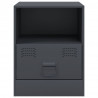 Szafka nocna, antracytowa, 34,5x39x44 cm, stal