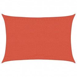 Żagiel przeciwsłoneczny, 160 g/m², terakotowy, 3,5x5 m, HDPE