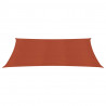 Żagiel przeciwsłoneczny, 160 g/m², terakotowy, 3,5x5 m, HDPE