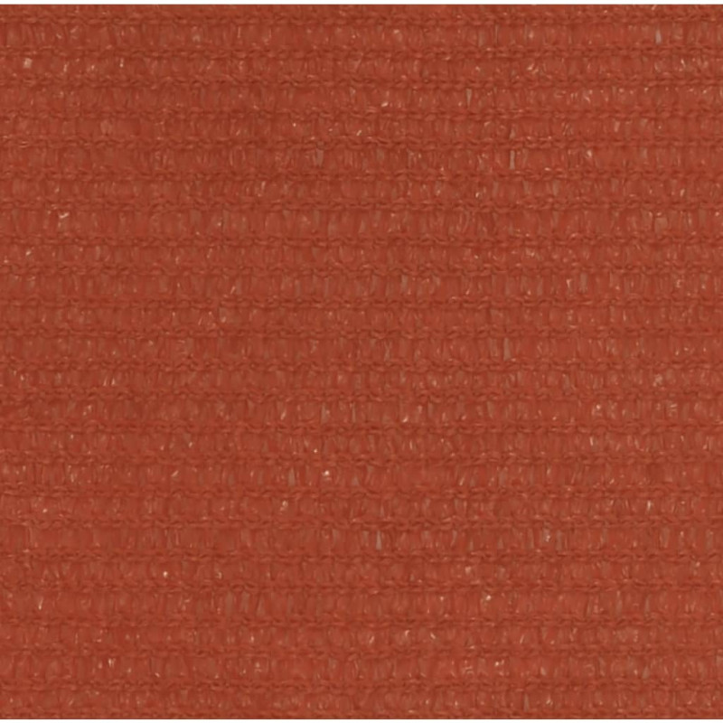 Żagiel przeciwsłoneczny, 160 g/m², terakotowy, 3,5x5 m, HDPE