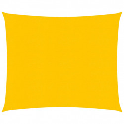 Żagiel przeciwsłoneczny, 160 g/m², żółty, 5x5 m, HDPE