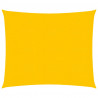 Żagiel przeciwsłoneczny, 160 g/m², żółty, 5x5 m, HDPE