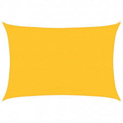 Żagiel przeciwsłoneczny, 160 g/m², żółty, 3,5x5 m, HDPE