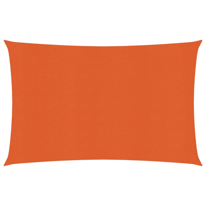 Żagiel przeciwsłoneczny, 160 g/m², prostokątny, 4x5 m, HDPE