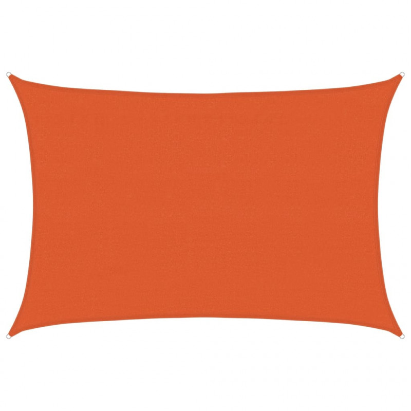 Żagiel przeciwsłoneczny, 160 g/m², prostokątny, 4x5 m, HDPE