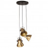 Lampa wisząca, 25 W, antyczny mosiądz, 30x30x100 cm, E27