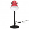 Lampa stołowa, 25 W, postarzany czerwony, 17x17x60 cm, E27