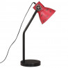 Lampa stołowa, 25 W, postarzany czerwony, 17x17x60 cm, E27