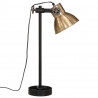 Lampa stołowa, 25 W, antyczny mosiądz, 15x15x55 cm, E27