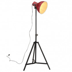 Lampa stojąca, 25 W, postarzany czerwony, 61x61x90/150 cm, E27