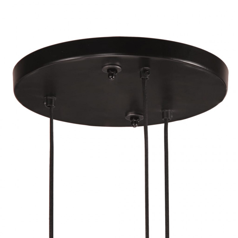 Lampa sufitowa, 25 W, postarzany czerwony, 30x30x100 cm, E27