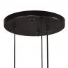 Lampa sufitowa, 25 W, postarzany czerwony, 30x30x100 cm, E27
