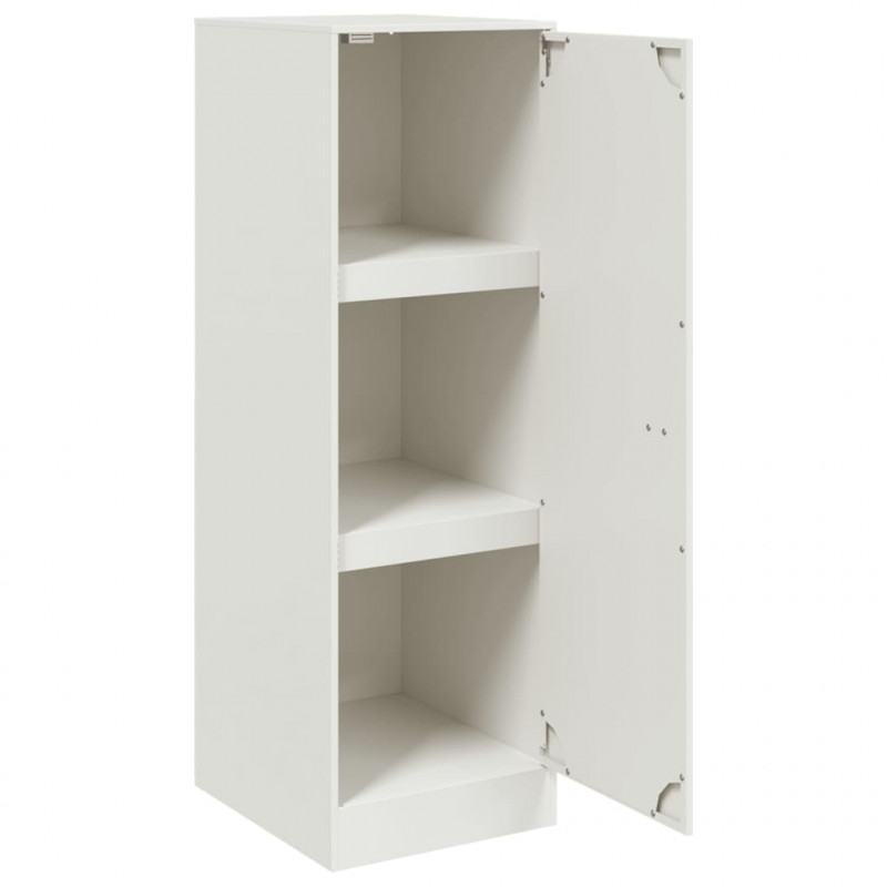 Szafka, biała, 34,5x39x107 cm, stal