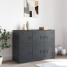 Szafka boczna, antracytowa, 99x39x73 cm, stal