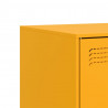 Szafka pod telewizor, musztardowa, 99x39x44 cm, stalowa