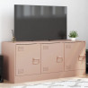 Szafka pod telewizor, różowa, 99x39x44 cm, stalowa