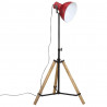 Lampa stojąca, 25 W, postarzany czerwony, 75x75x90-150 cm, E27