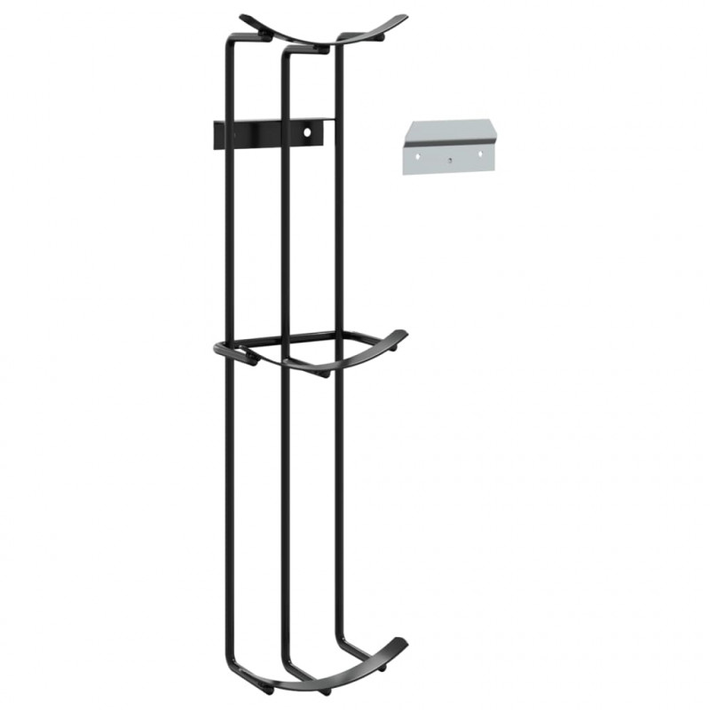 Stojaki na przeszkody, do mocowania na beczce, 2 szt., czarne