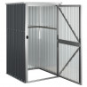 Szopa ogrodowa, antracytowa, 88x89x161 cm, stal galwanizowana
