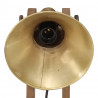 Lampa stołowa, 25 W, antyczny mosiądz, 23x13x52 cm, E27