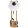 Lampa stołowa, 25 W, biała, 23x13x52 cm, E27