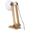 Lampa stołowa, 25 W, biała, 23x13x52 cm, E27