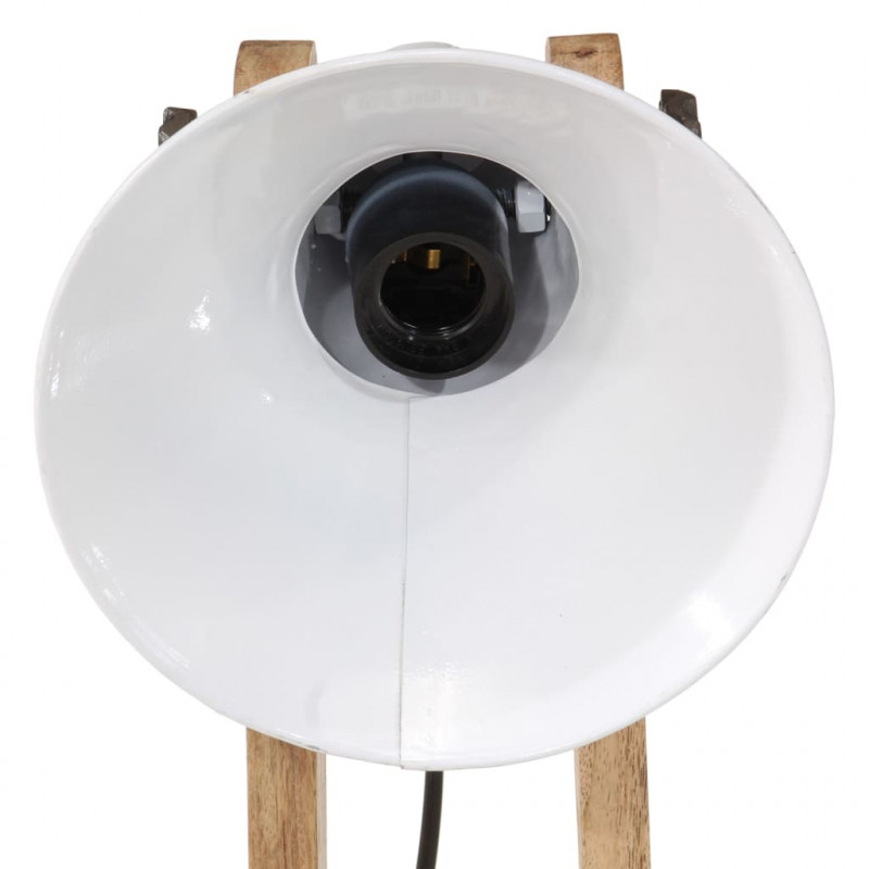 Lampa stołowa, 25 W, biała, 23x13x52 cm, E27