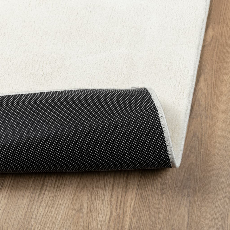 Dywan OVIEDO z krótkim włosiem, kremowy, 80x250 cm