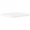 Łóżko z materacem, czarne, 180x200 cm, tkanina