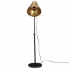 Lampa stojąca, 25 W, antyczny mosiądz, 30x30x90-150 cm, E27