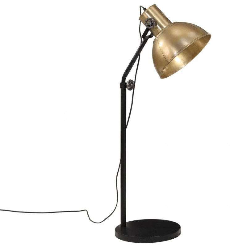 Lampa stojąca, 25 W, antyczny mosiądz, 30x30x90-150 cm, E27