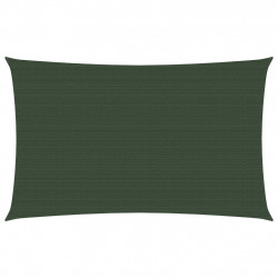 Żagiel przeciwsłoneczny, 160 g/m², ciemnozielony, 5x8 m, HDPE