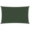 Żagiel przeciwsłoneczny, 160 g/m², ciemnozielony, 5x8 m, HDPE